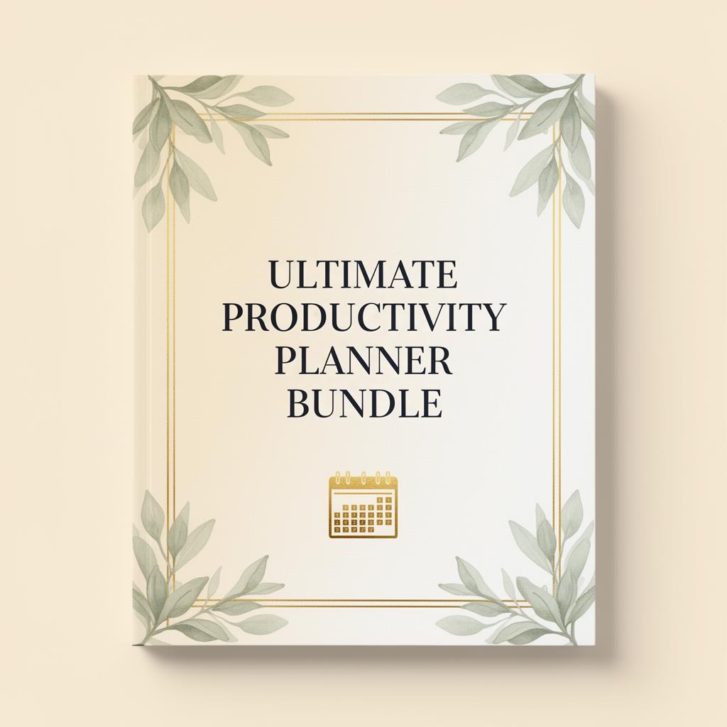 Printable Planner Templates: Ultimate Productivity Planner Bundle